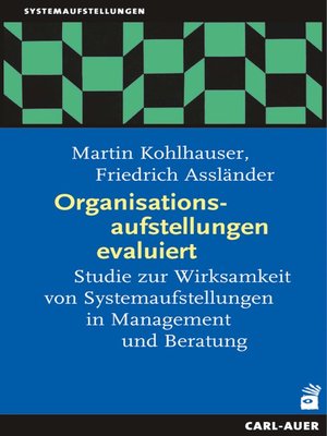 cover image of Organisationsaufstellungen evaluiert